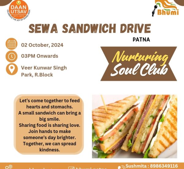 Mega Sandwich Seva Drive