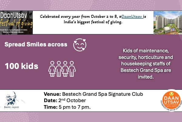 Bestech GrandSpa Giving Gifts Drive 2nd Oct 2024